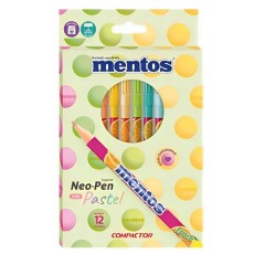 CANETA HIDROG. 12 CORES NEO PEN GIG MENTOS 2925000 