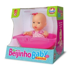 BRINQUEDO BONECA MEU BEIJINHO BABY BANHO 1052