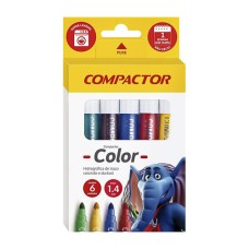 PINCEL COMPACTOR COLOR  6 CORES