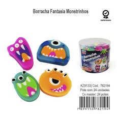 BORRACHA FANTASIA MONSTRINHOS KZ9133